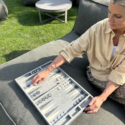 The Marble Backgammon - TROISPOMMES HOME