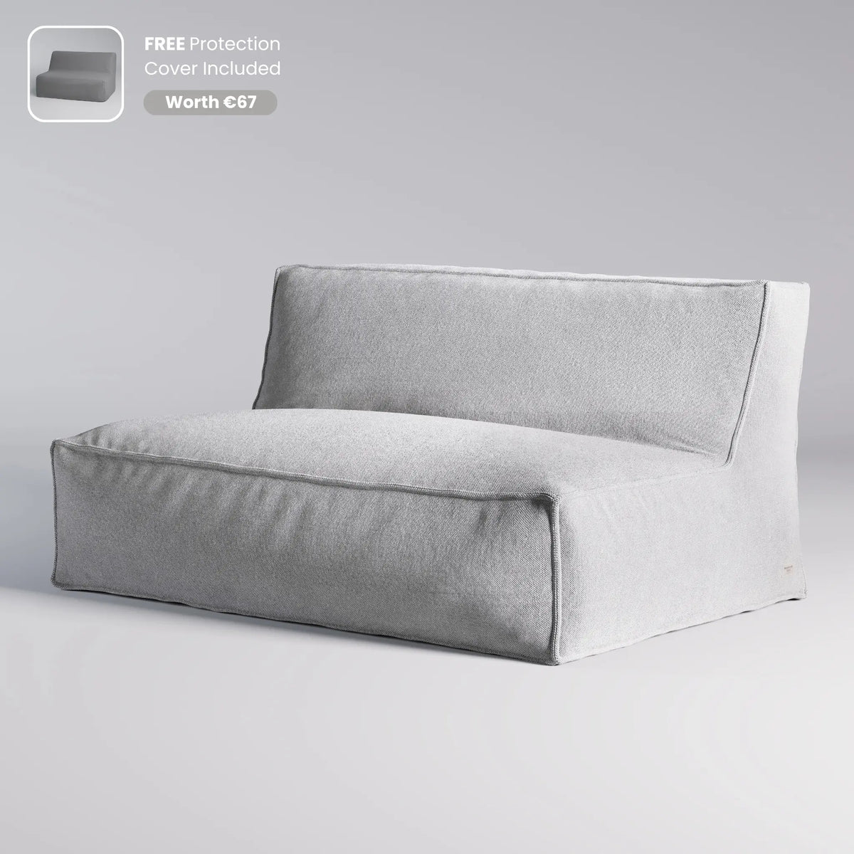 ワン☆mama☆ 　ambient lounge グレー　楕円形　Mサイズ The Lounge Sofa | Award-Winning Outdoor Sofa – TROISPOMMES HOME